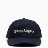 Palm Angels Logo Baseball Cap In Black