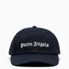 Palm Angels Logo Baseball Cap In Black