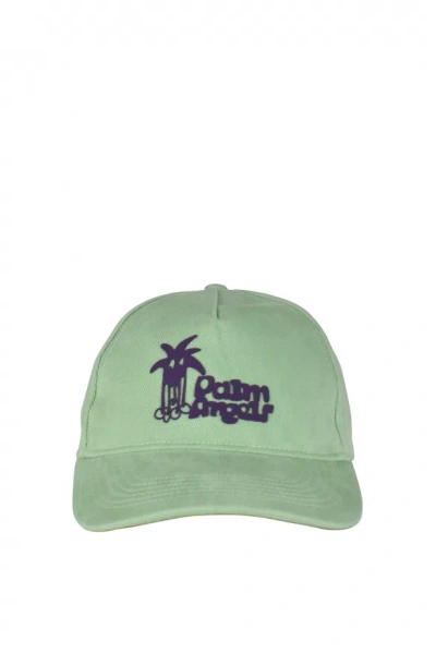 Palm Angels Cap In Green