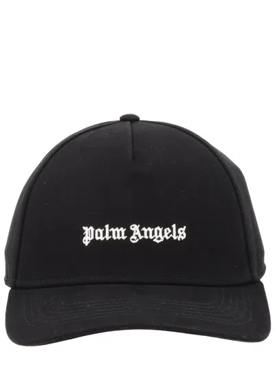 Palm Angels Cappello Da Baseball "overlogo" In Black