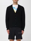 Palm Angels Cardigan  Men Color Black In Black