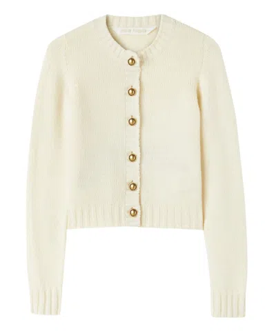 Palm Angels Cardigan In White