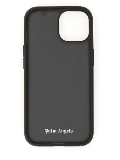 Palm Angels Men's Case For Iphone 15 In Black