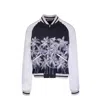Palm Angels Casual Printed Bomber Men In Black