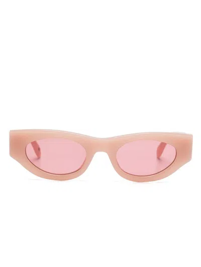 Palm Angels Cat Eye-frame Sunglasses In Pink