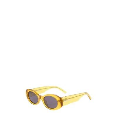 Palm Angels Cat-eye Frame Sunglasses In Yellow