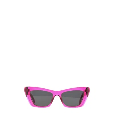 Palm Angels Cat's Eye Sunglasses In Gray