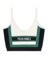 Palm Angels Cb Racing Knit Top In Multi