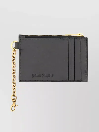 Palm Angels Chain Detail Gold Finish Card Holder