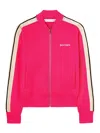 Palm Angels Logo Embroidered Track Jacket In Multicolour