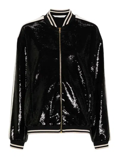 PALM ANGELS CHAQUETA BOMBER - NEGRO