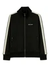 Palm Angels Classic Logo Tech Zip Track Jacket In Black