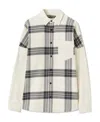 Palm Angels Clour-block Panelled Design Jacket In White