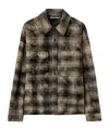 Palm Angels Logo-print Check-pattern Shirt In Multicolor