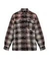 Palm Angels Checked Pattern Shirt In Multi