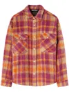 Palm Angels Virgin Wool Overshirt With Snap Buttons
