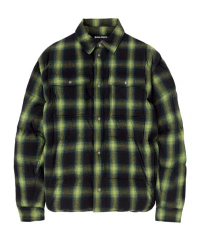 PALM ANGELS PALM ANGELS CHECKED PUFFER JACKET