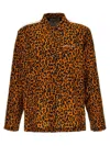 Palm Angels Cheetah Track Shirt And Blouse Multicolor