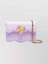 Palm Angels Chic Belt Bag Chain Strap In Purple