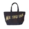 Palm Angels Cotton Shoulder Women's Bag In Black