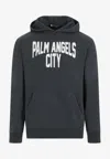 PALM ANGELS CITY WASHED HOODED SWEATSHIRT