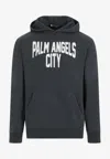 Palm Angels Hoodies Sweatshirt In Gray