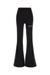 Palm Angels Loose-fit Black Trousers With Contrasting Side Stripes In Black
