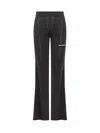 Palm Angels Class Logo Fit Trousers In Black Of