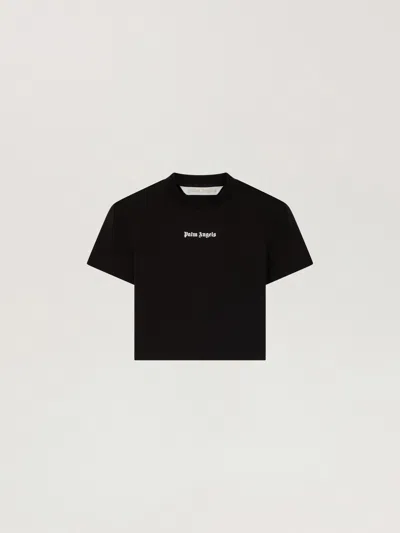 Palm Angels Classic Logo Baby T-shirt In Brown