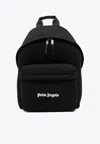 Palm Angels Versatile Backpack Featuring Adjustable Elements In Black