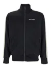 Palm Angels 'classic Logo' Black Sweatshirt With Logo Printed On The Front In Black