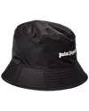 Palm Angels Classic Logo Bucket Hat In Black
