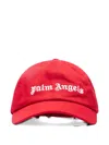 Palm Angels Logo-print Baseball Cap In Red