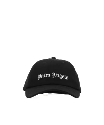 Palm Angels Classic Logo Cap Black White