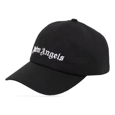 Palm Angels Classic Logo Cap 'black White' In Multi