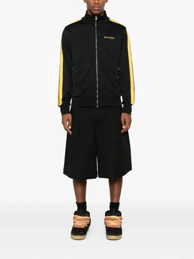 PALM ANGELS PALM ANGELS CLASSIC LOGO COLOR TRACK JKT BLACK - YEL
