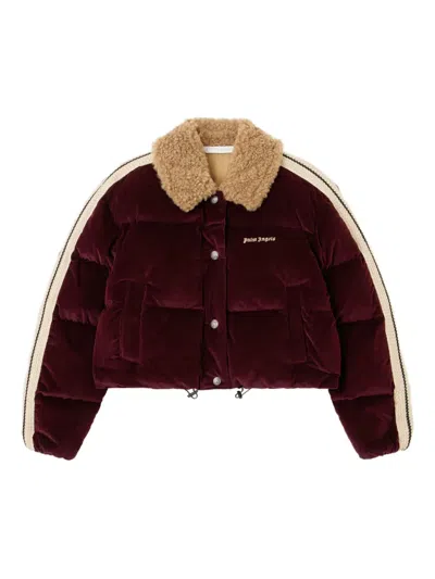 PALM ANGELS CLASSIC LOGO CORD COLLARED JACKET