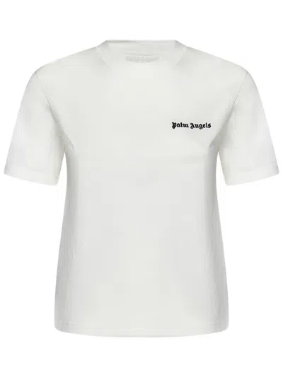 PALM ANGELS PALM ANGELS CLASSIC LOGO FITTED T-SHIRT