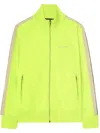 Palm Angels 'track Sweatshirt With Contrasting Bands In Green