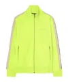 Palm Angels 'track Sweatshirt With Contrasting Bands In Green