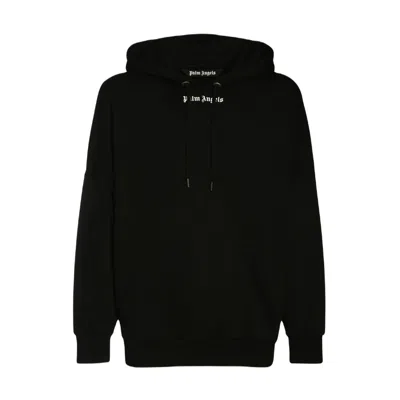 Pre-owned Palm Angels Classic Logo Hoodie In Black