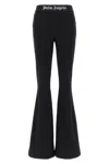 Palm Angels Logo-waistband Flared Leg Pants