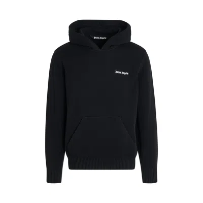 PALM ANGELS CLASSIC LOGO KNIT HOODIE