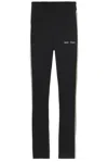 Palm Angels Logo Embroidery Embroidery Track Pants In Black & Off White