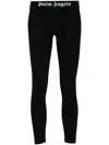 Palm Angels Classic Logo Leggings In Black