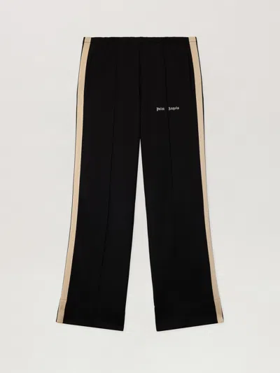 Palm Angels Classic Logo Track Loose Pant In Black & Off White