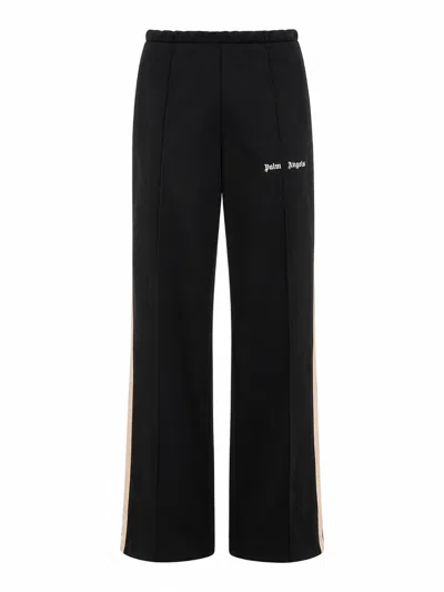 Palm Angels Classic Logo Loose Track Pants In Black