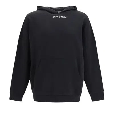 Pre-owned Palm Angels Classic Logo Over Hoodie 'black/off White' | Men's Size S