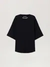 Palm Angels Mens Black White Classic Logo-print Cotton-jersey T-shirt M In Black