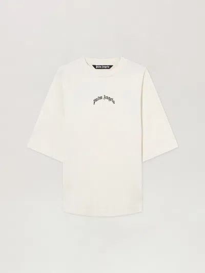 Palm Angels Classic Logo Over T-shirt In White
